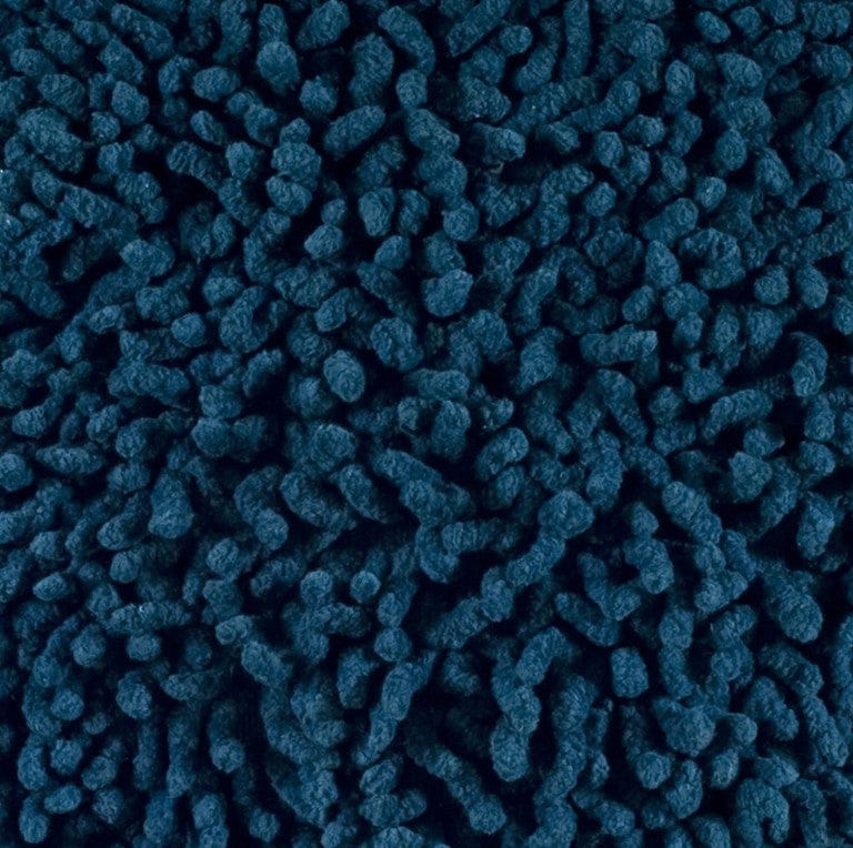 Blue Boho Textured Modern Down Throw Pillow