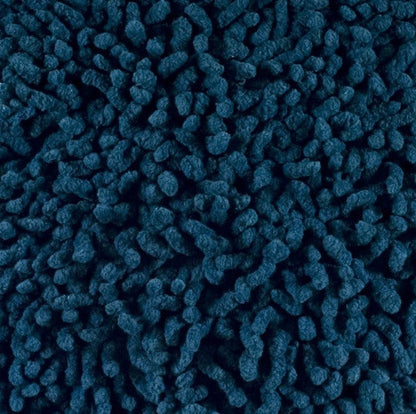 Blue Boho Textured Modern Down Throw Pillow