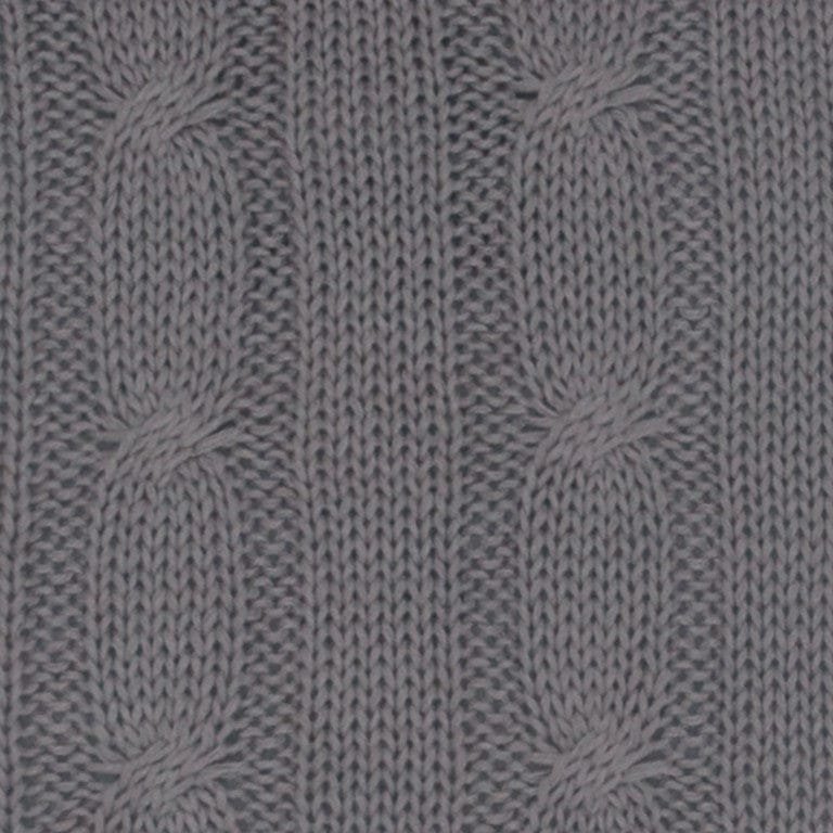 Gray Knit Sweater Stripe Down Throw Pillow