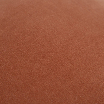 Rust Orange Embellished Flange Down Throw Pillow