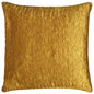 Gold Crinkle Down Filled Throw Pillow