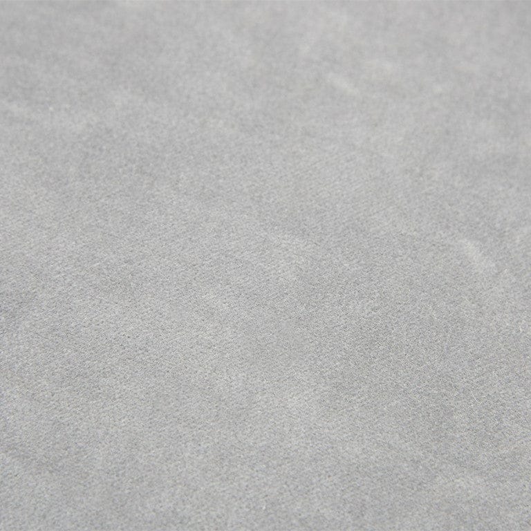 Gray Solid Modern Velvety Throw Pillow