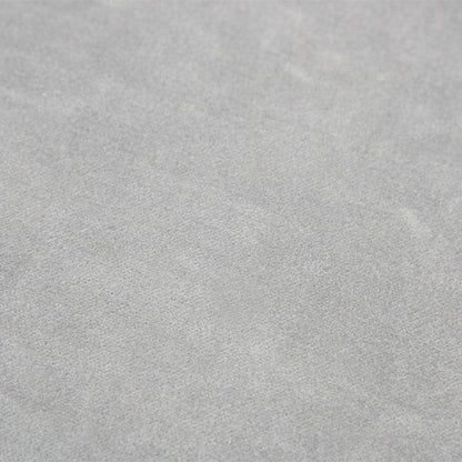 Gray Solid Modern Velvety Throw Pillow