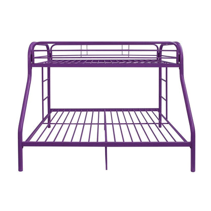 Purple Twin Over Full Size Bunk Bed