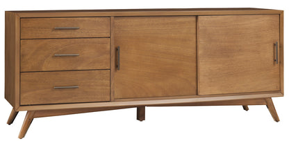 Flair 64" Acorn Mid Century Mod TV Console