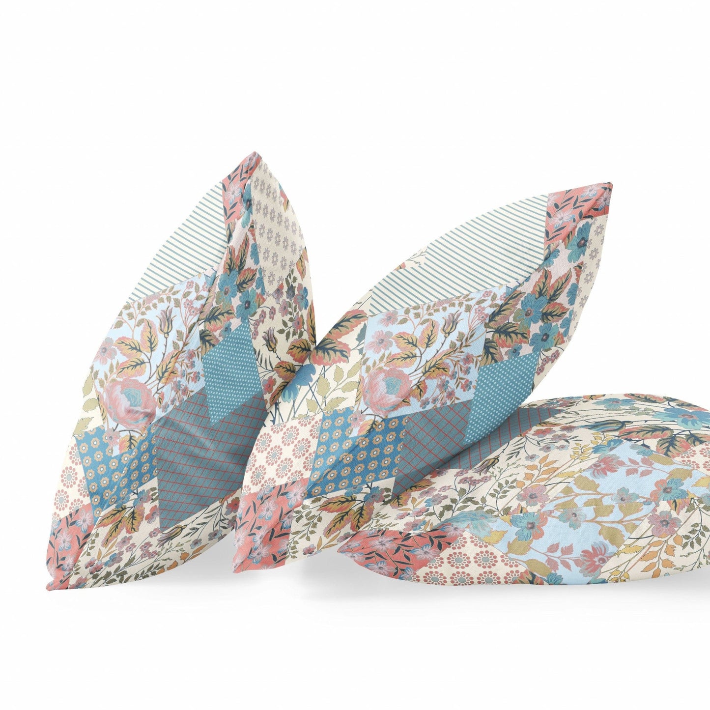 16" Gold Pink Floral Zippered Suede Throw Pillow