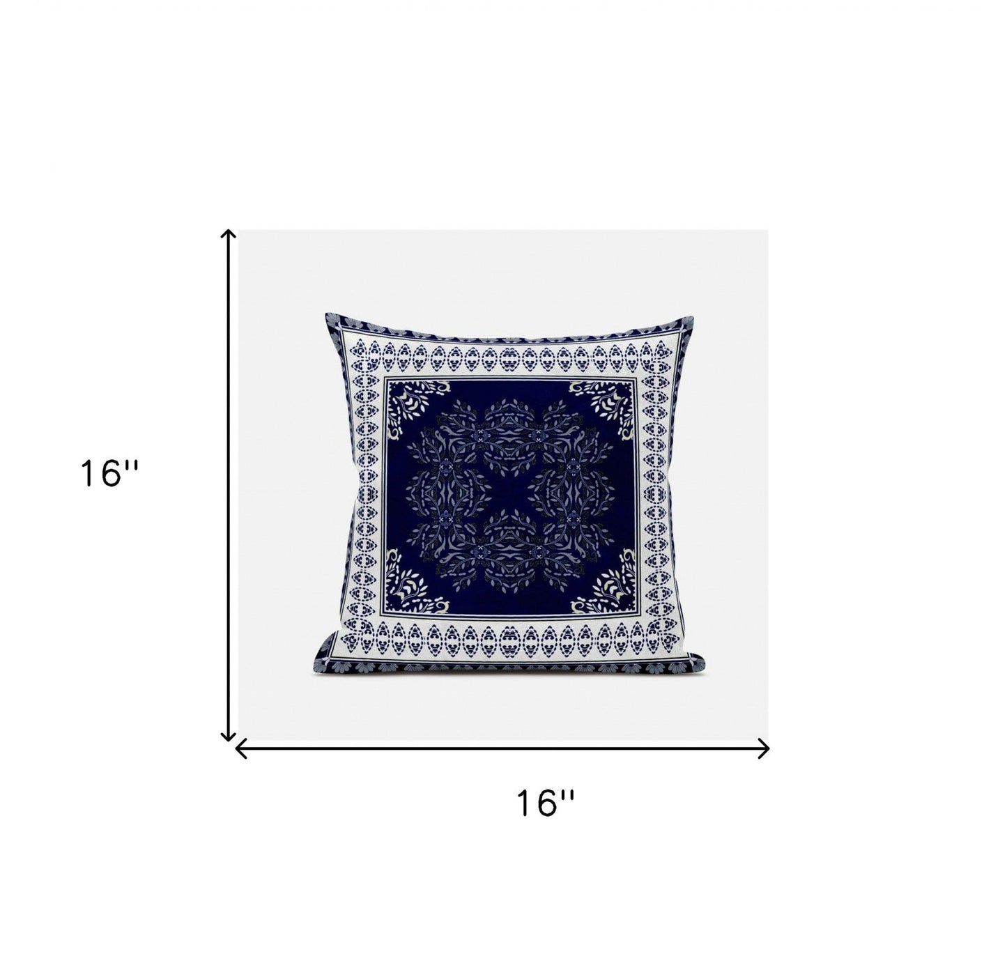 16" X 16" Muted Magenta Cream Geometric Zippered Suede Throw Pillow