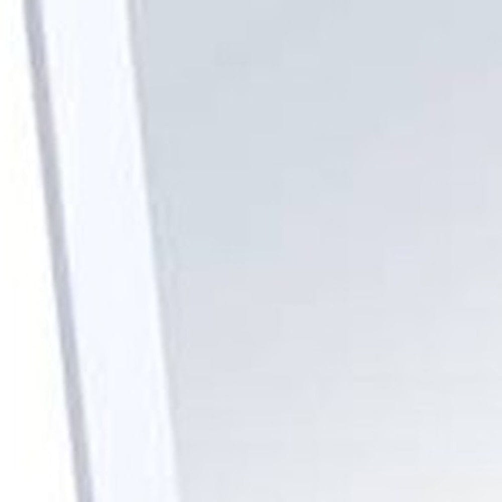 Crisp White Full Length Standing Mirror