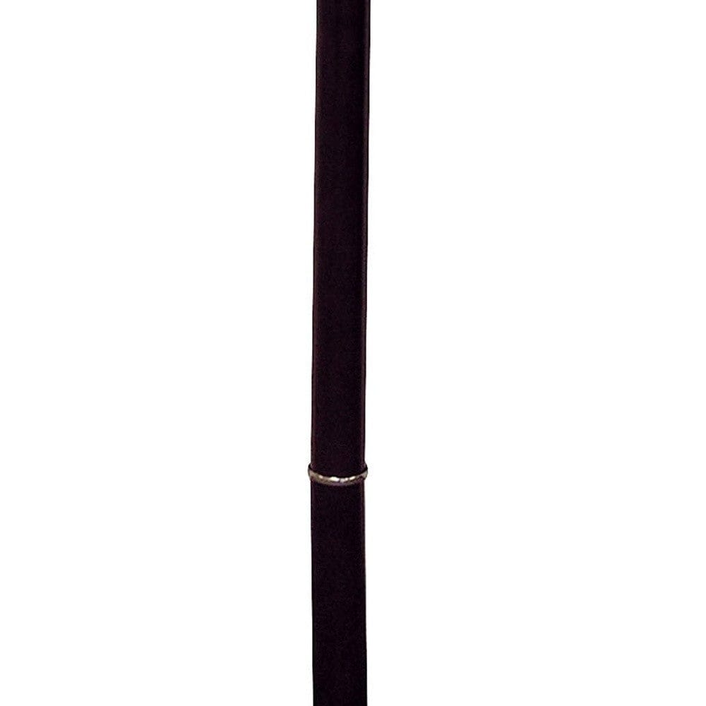 26" Dark Brown Manufactured Wood Half Circle End Table