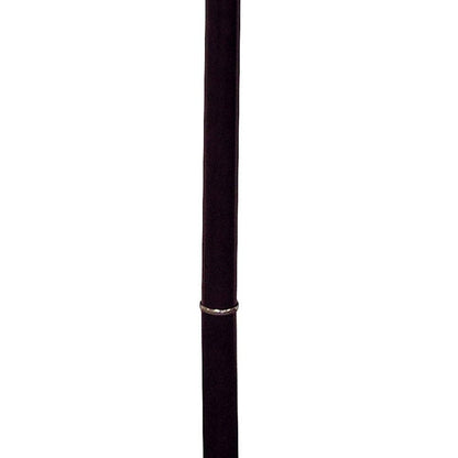 26" Dark Brown Manufactured Wood Half Circle End Table