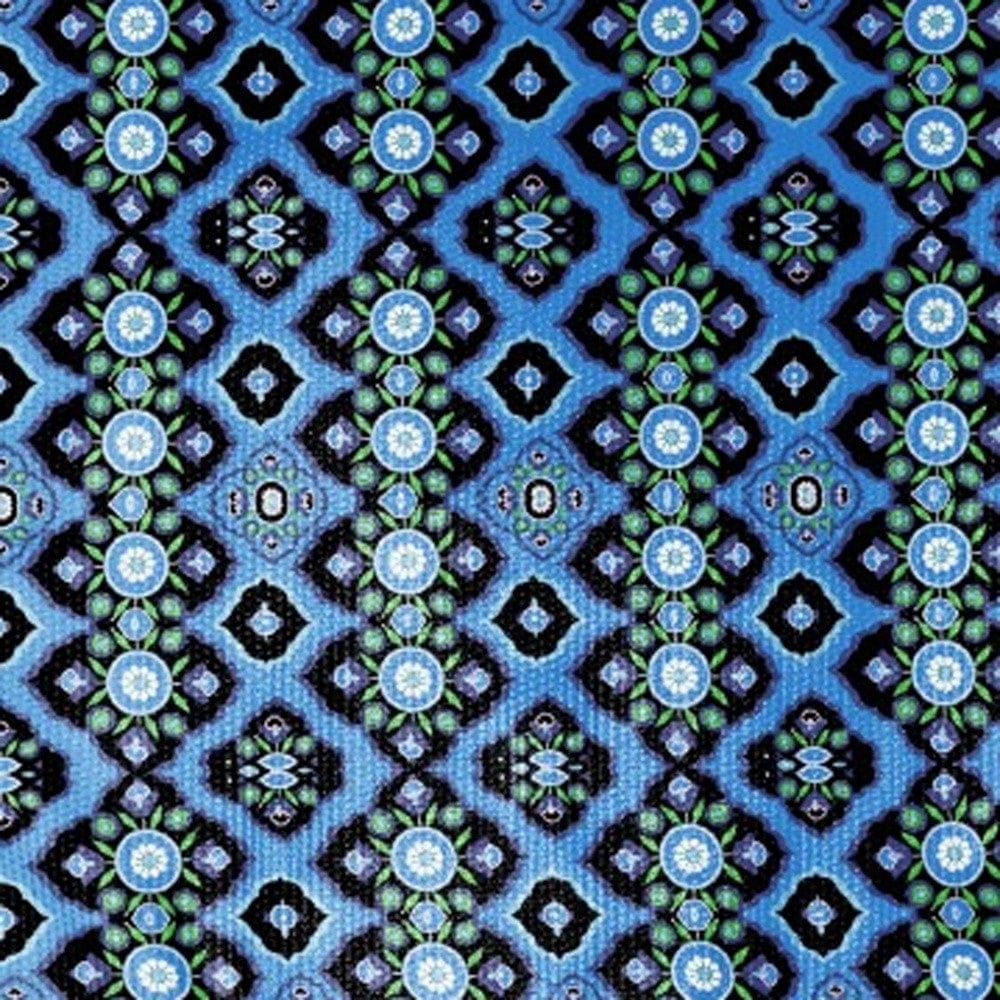 5' X 7' DeepBlue And Indigo Oriental Area Rug