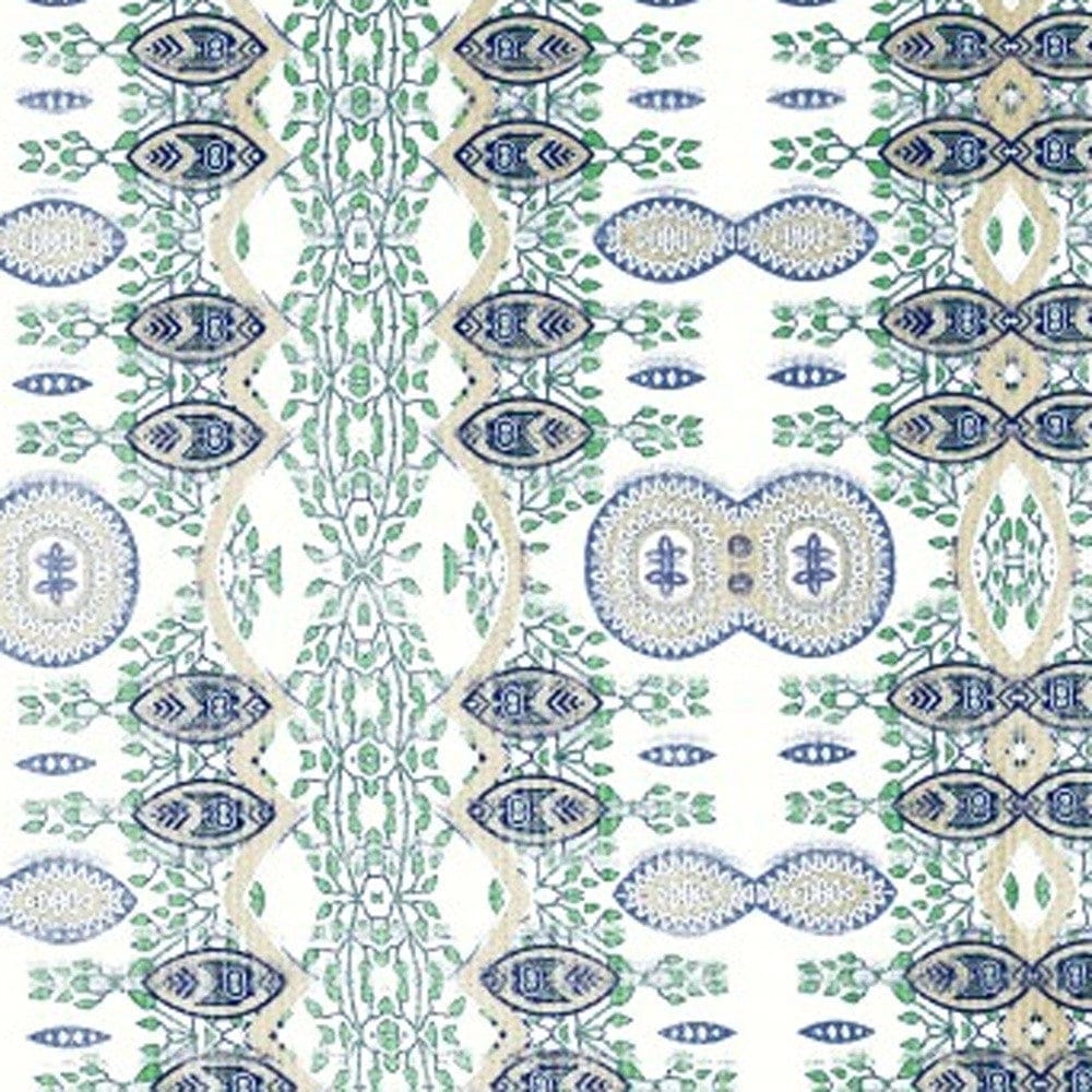 5' X 7' Off White And Beige Oriental Area Rug