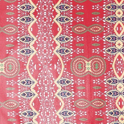 5' X 7' Red Oriental Area Rug
