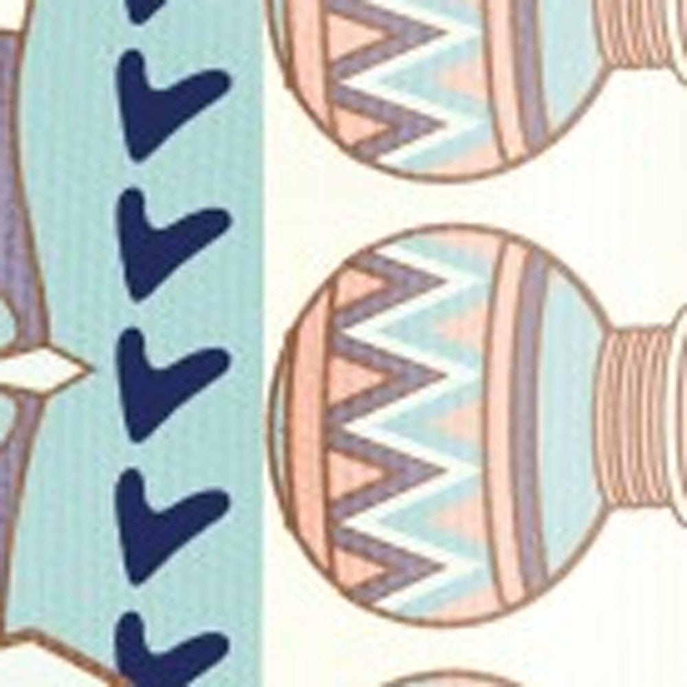 5' X 7' Muted Purple And Orange Abstract Area Rug