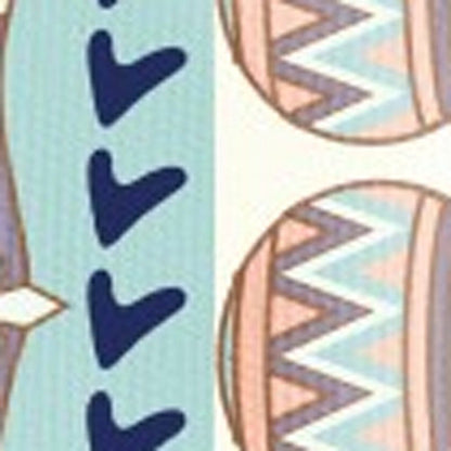 5' X 7' Muted Purple And Orange Abstract Area Rug