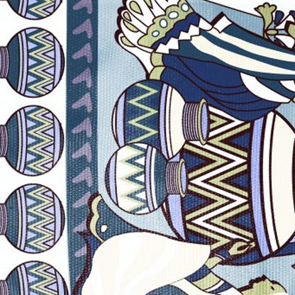 5' X 7' Dark Brown And Muted Green Abstract Area Rug