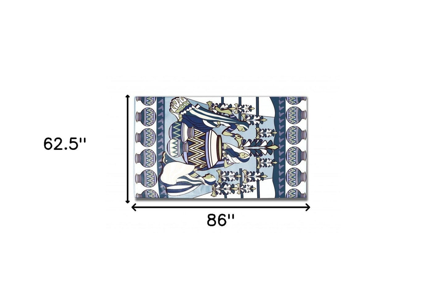 5' X 7' Dark Brown And Muted Green Abstract Area Rug