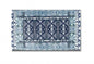 5' X 7' Indigo Light Blue Oriental Area Rug