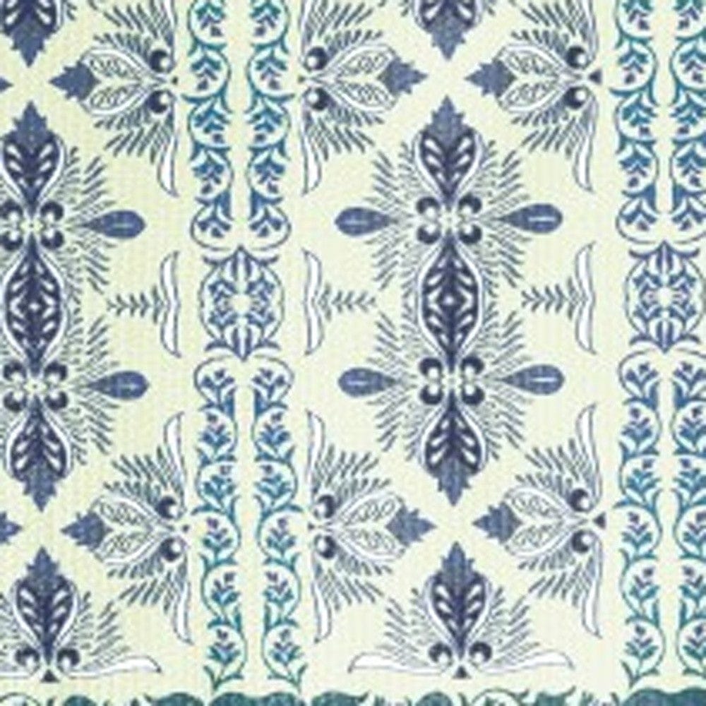 5' X 7' Muted Green Oriental Area Rug