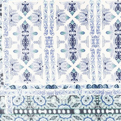 5' X 7' Off White Oriental Area Rug