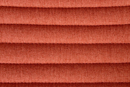 Set of Two Salmon Gold Fabric Dining Chairs