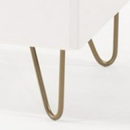 30" White Manufactured Wood Five Drawer Standard Chest