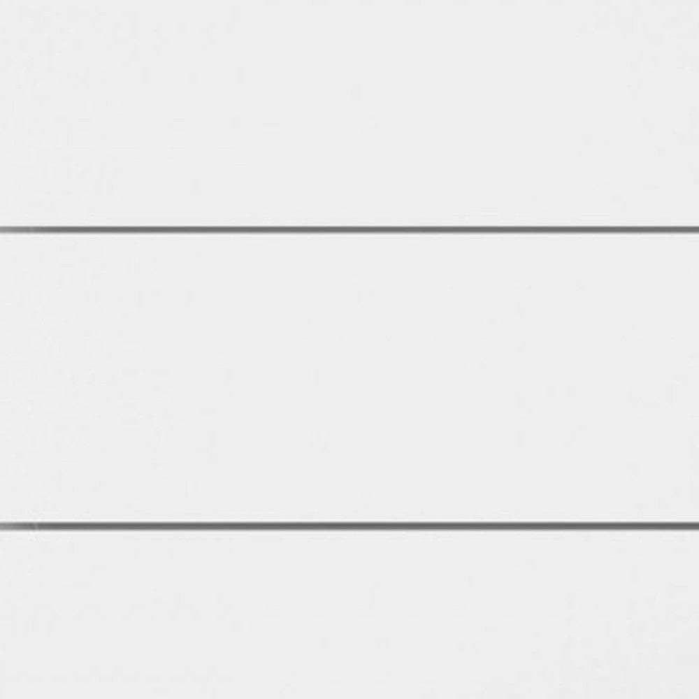 62" White Manufactured Wood Six Drawer Double Dresser