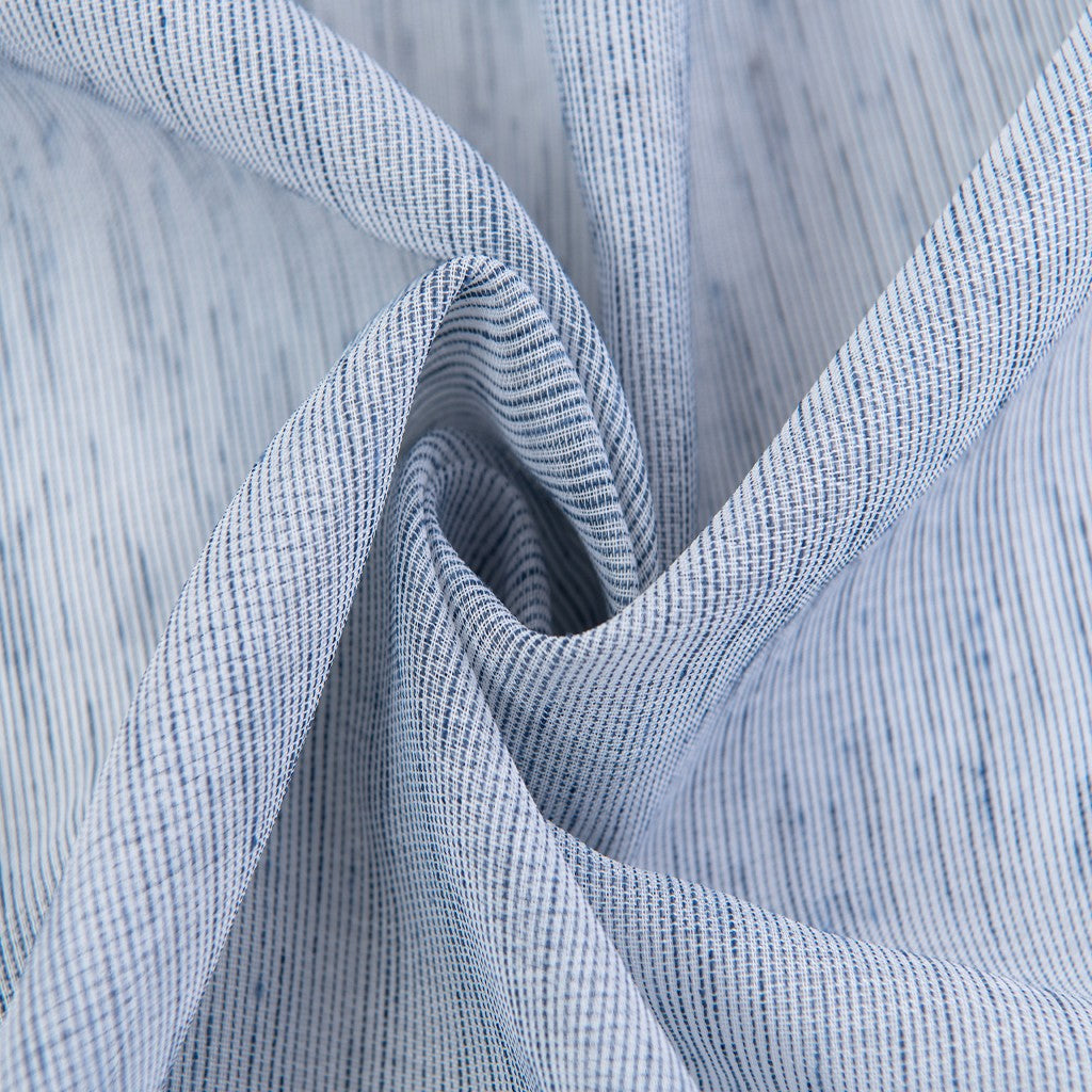 Set of Two 84"  Blue Textured Grommet Window Panels