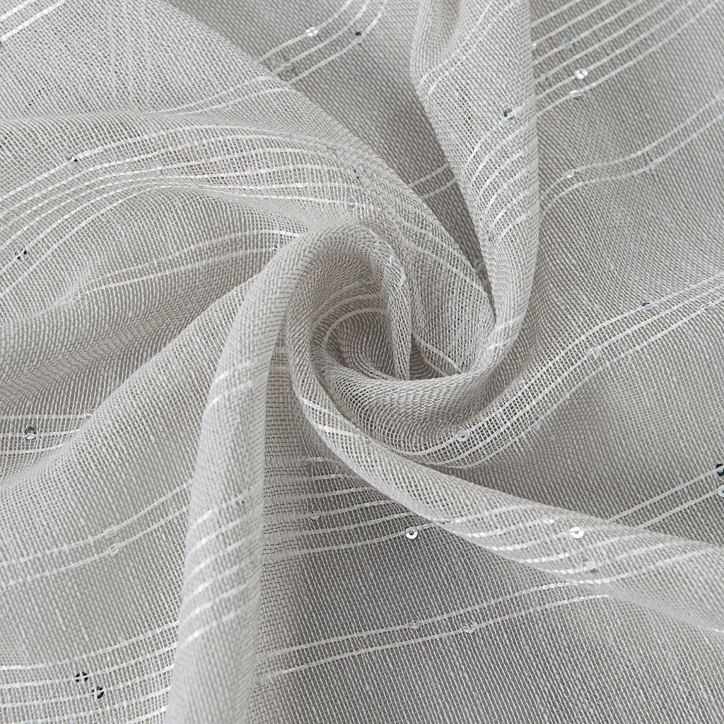 Set of Two 96"  Beige Shimmery Window Curtain Panels