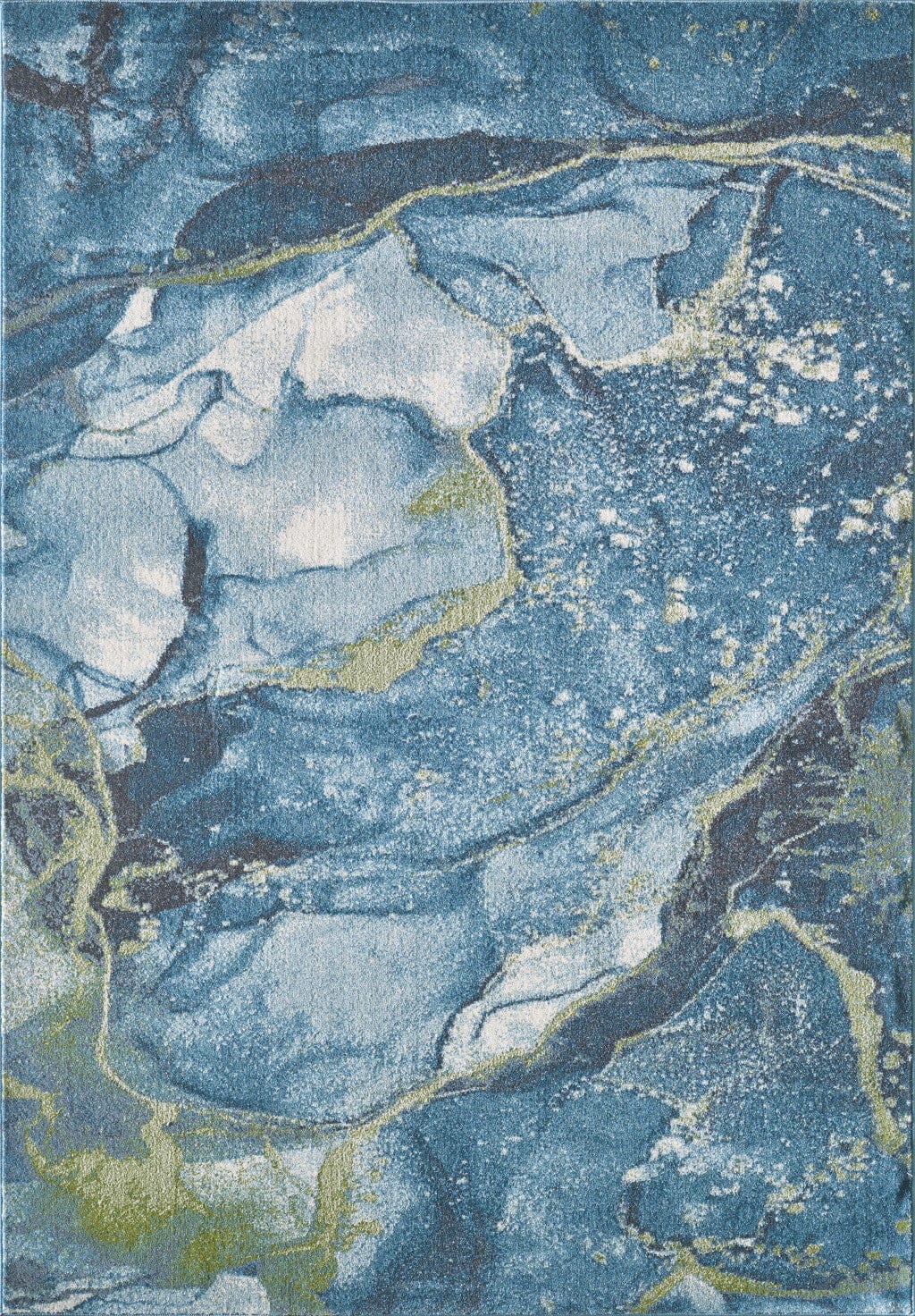 5’ x 8’ Blue Sage Abstract Stone Modern Area Rug