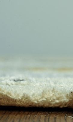 5’ x 8’ Blue White Distressed Traditional Area Rug