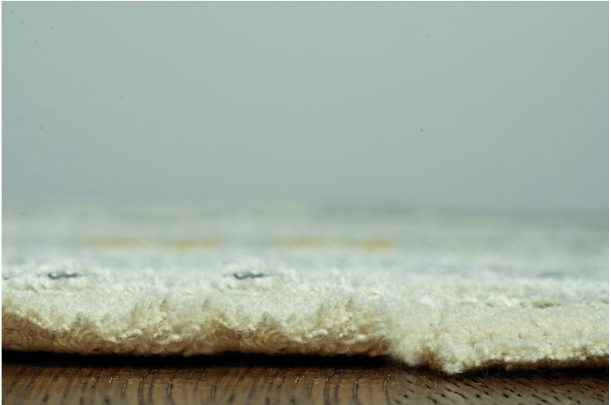 8’ x 11’ Blue White Distressed Traditional Area Rug