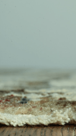 4’ x 6’ Ivory Khaki Distressed Plaid Area Rug