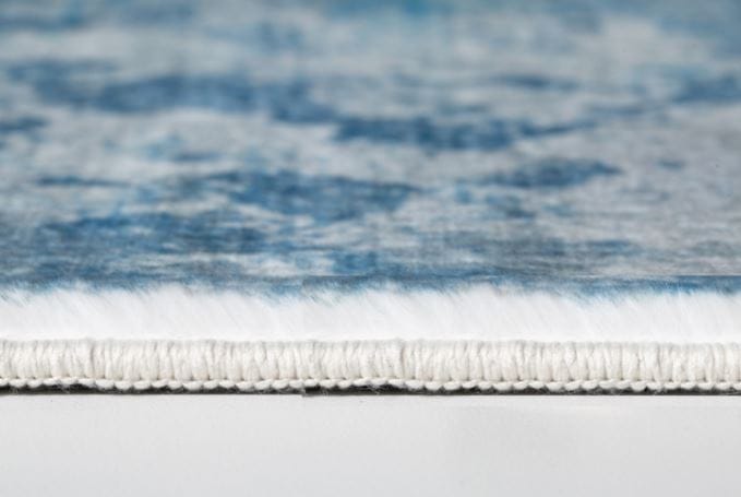 5’ x 8’ Blue White Abstract Sky Area Rug