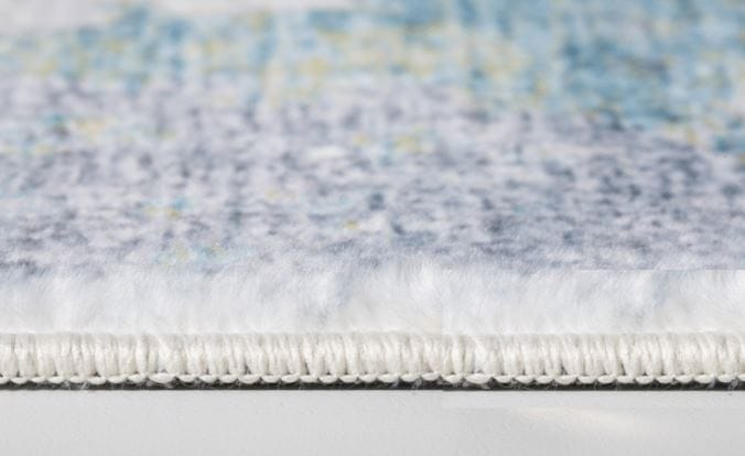 8’ x 10’ Blue Yellow Abstract Sky Area Rug