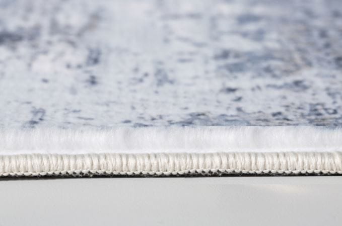 8’ x 10’ Gray Distressed Marble Area Rug