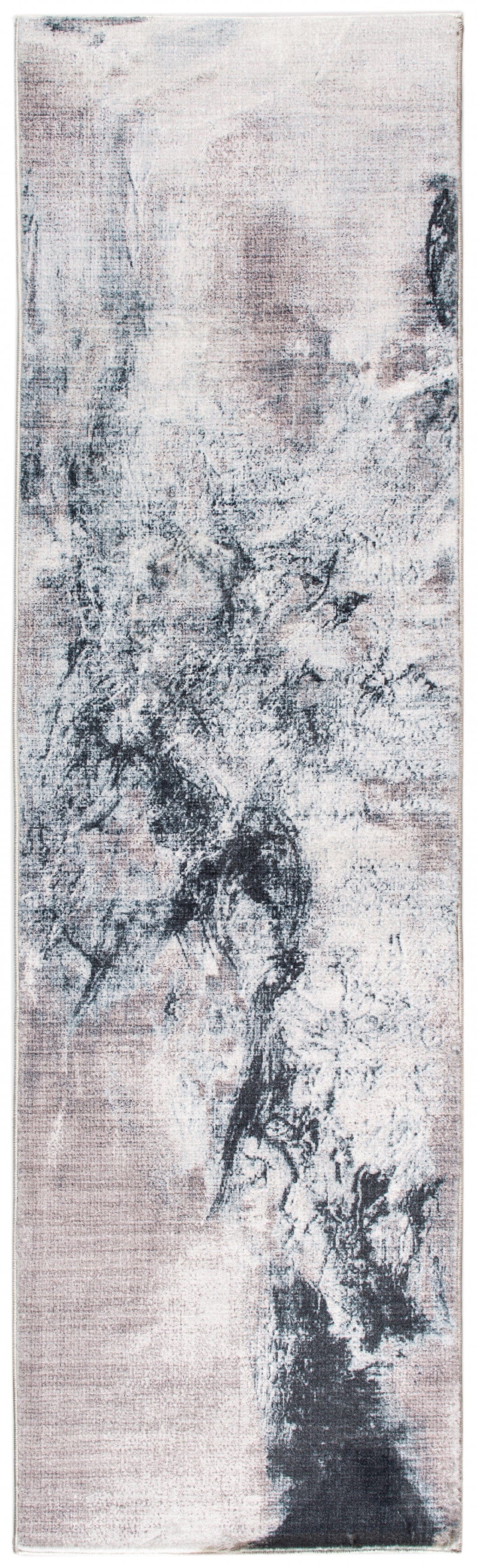 8’ x 10’ Sand Abstract Splash Modern Area Rug