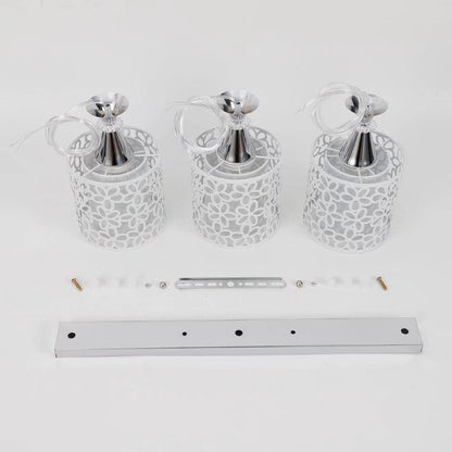 Retro White Floral Pendant Ceiling Lamp