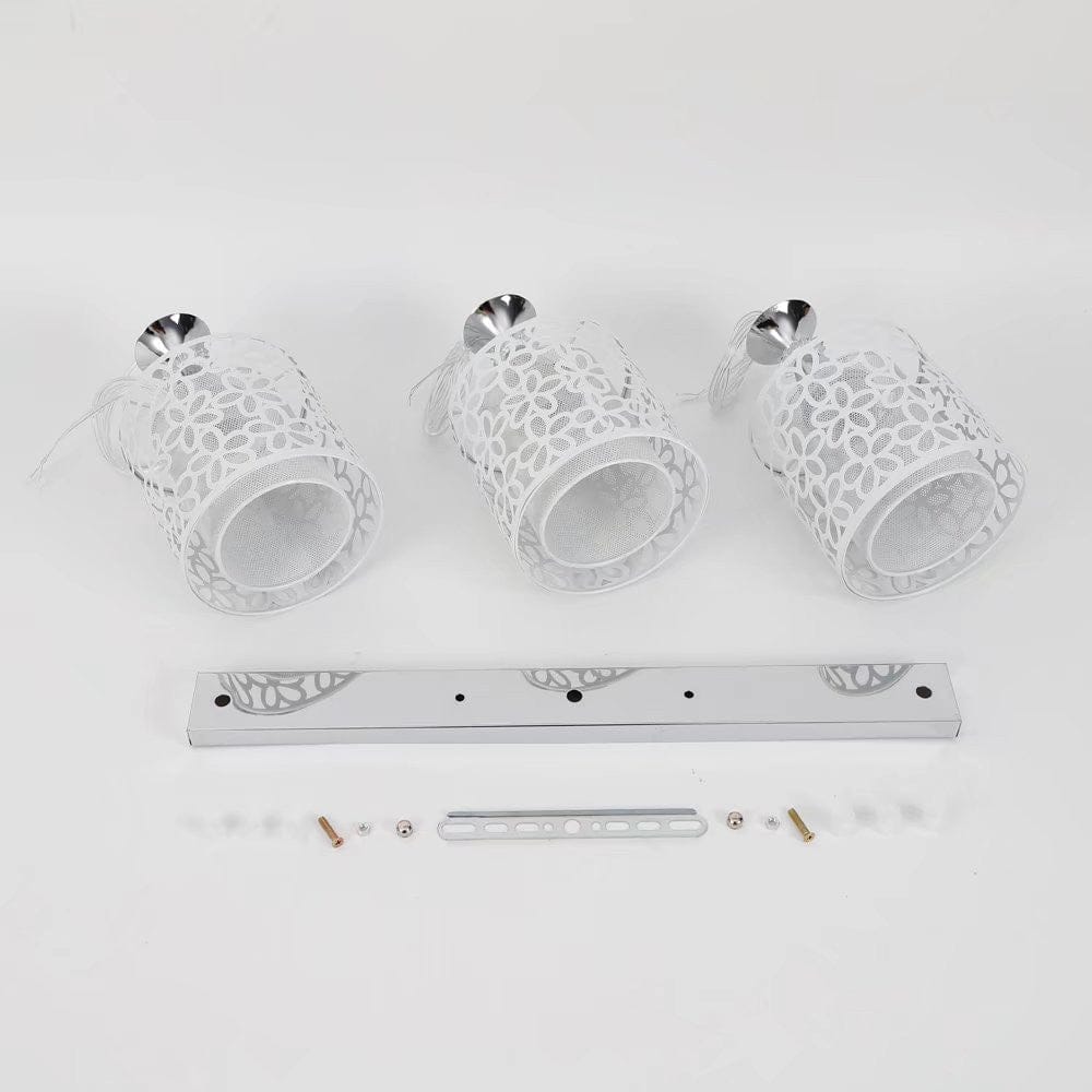 Retro White Floral Pendant Ceiling Lamp