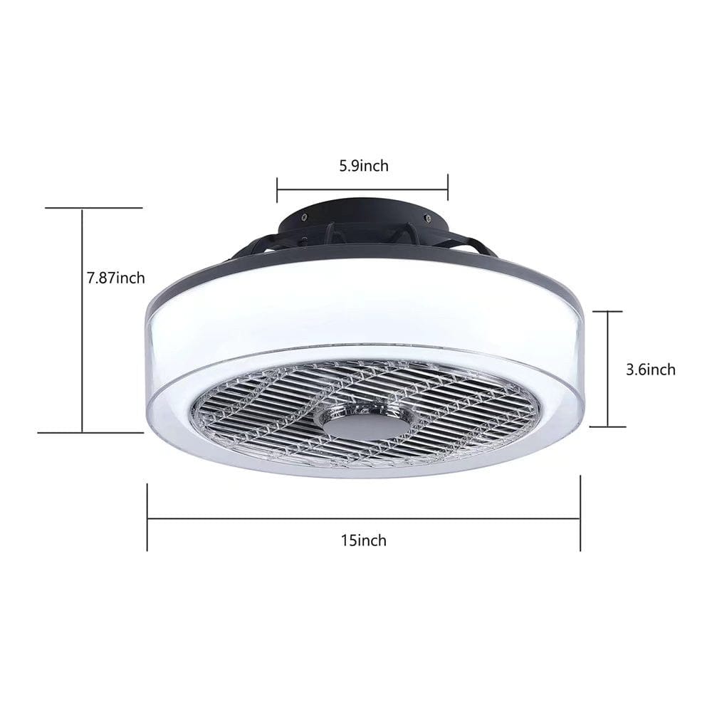 Industrial Ceiling Fan and Light