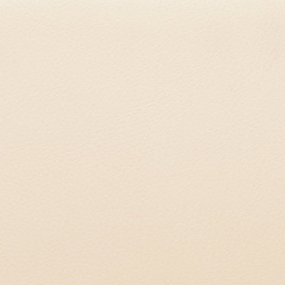 Adjustable Cream Faux Leather and Walnut Lattice Bar Stool