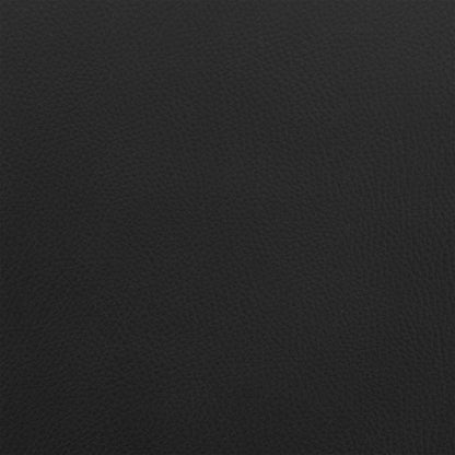 42" Black Faux Leather And Iron Swivel Adjustable Height Bar Chair