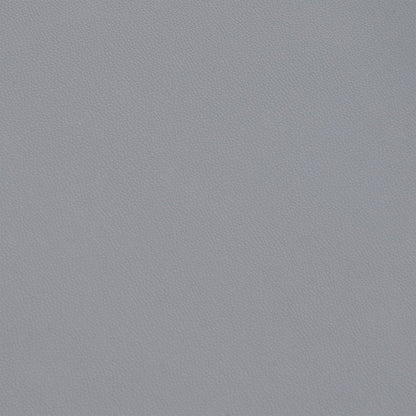 47" Gray Faux Leather And Iron Swivel Adjustable Height Bar Chair