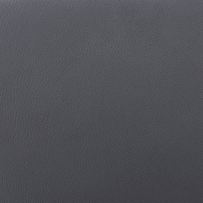 30” Gray Faux Leather Backless Modern Swivel Bar