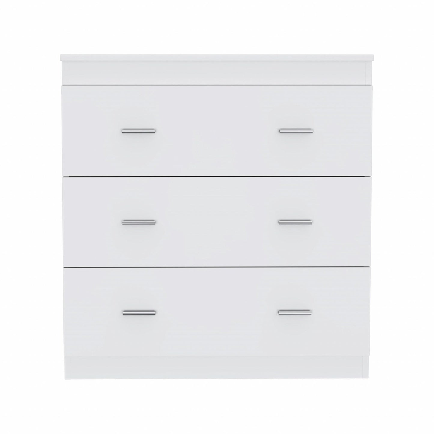 32" White Manufactured Wood Six Drawer Standard Dresser