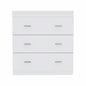 32" White Manufactured Wood Six Drawer Standard Dresser