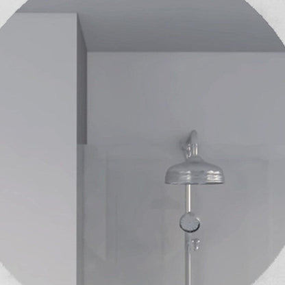 Contemporary Looking Glass Square Shape Interior Mirror