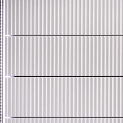 36" White Solid Wood Mirrored Five Drawer Standard Chest