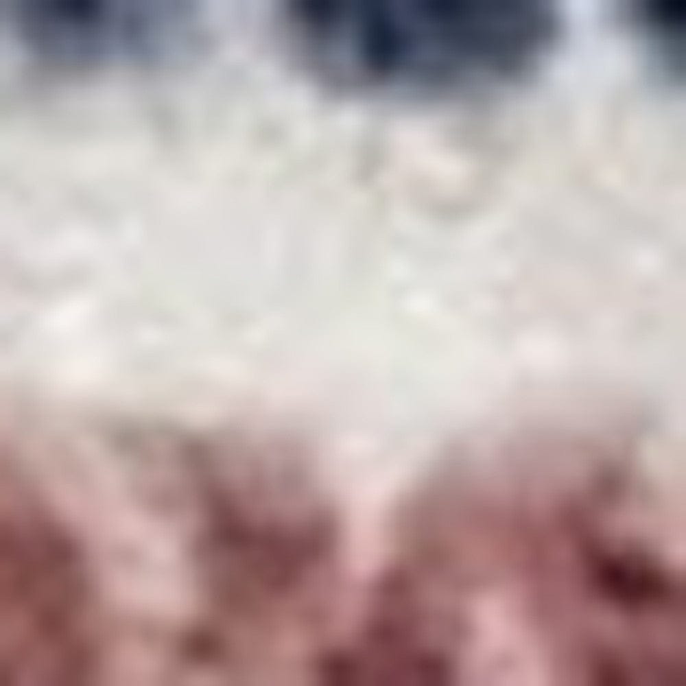 22" X 22" Blue And Tan Striped Handmade Throw Pillow With Tassels