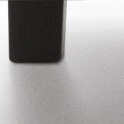 22" X 22" White And Blue Ombre Zippered Hand Loomed Cotton Blend Throw Pillow With Ruffles